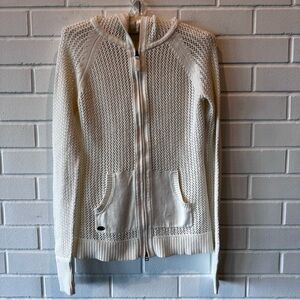 Athleta mesh zip up hoodie